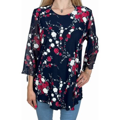 Rose dámská černá halenka s dlouhým rukávem RUT černá – Zboží Mobilmania