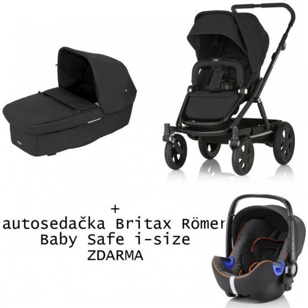 Kočárek Britax Go Big + korba Cosmo black 2017