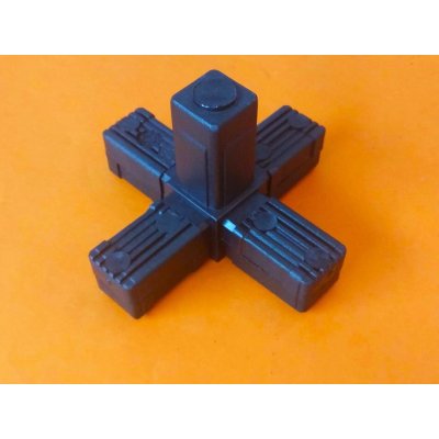 Plastová spojka 306 skládaná, černá – Sleviste.cz