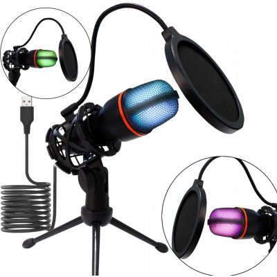 Kondenzátorový pro PC herní studiový karaoke USB filtr – Hledejceny.cz