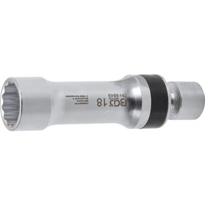 BGS technic 6849 BGS , Kloubová nástrčná hlavice na zapalovací svíčky, dvanáctihranná s přídržnou pružinou | vnitřní čtyřhran 10 mm (3/8") | 18 mm – Hledejceny.cz