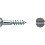 Vrut do dřeva se zápustnou hlavou a rovnou drážkou DIN 97 2x12 mm galvanicky pozinkovaný, 1 ks – Hledejceny.cz