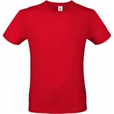 B&C Základní pánské bavlněné tričko BC červená
