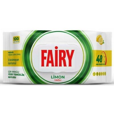 Fairy univerzální čistící ubrousky Lemon 100 ks – Zboží Dáma