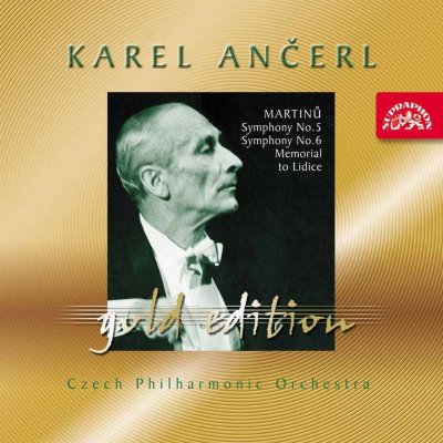 Česká filharmonie/Ančerl Karel - Ančerl Gold Edition 34 Martinů - Symfonie č. 5 a 6 , Památník Lidicím CD – Zboží Mobilmania