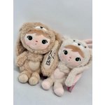 Metoo králík růžový mini se jménem Amálka 30 cm – Zboží Dáma