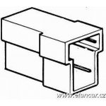 Izolovaný kryt konektoru 2x pin 6,3 samice BF 12.60 | Zboží Auto