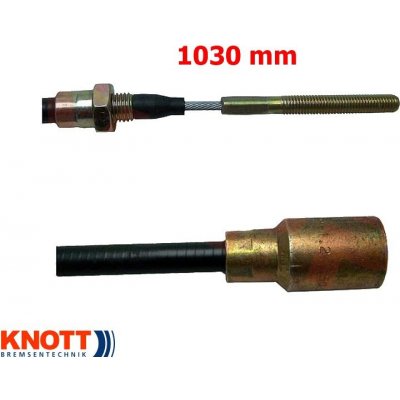 Knott Lanovod brzdový 1030/1240 mm, závit M8 – Zbozi.Blesk.cz