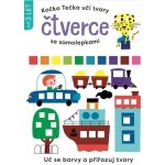 Kočka Tečka učí tvary Čtverce se samolepkami – Zboží Dáma