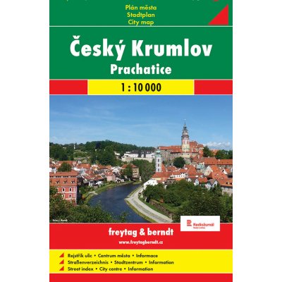 Český Krumlov + Prachatice mapa 1 : 10 000 (skládaná)