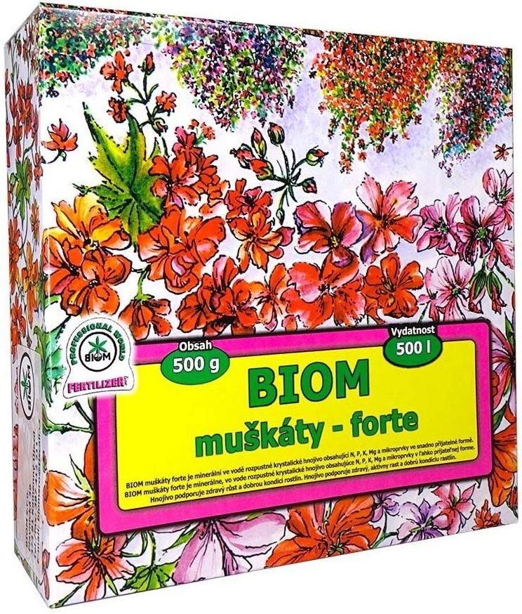 Biom Muškát forte minerální hnojivo 500 g