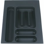 Příborník Elletipi UPPO R140, pro zásuvku 40 cm, plastový,černý – Zboží Mobilmania