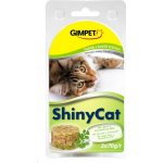Gimborn GimCat ShinyCat tuňák s kočičí trávou 2 x 70 g – Sleviste.cz