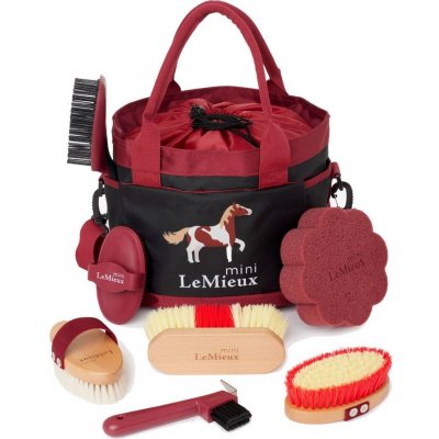 LeMieux Sada čištění Grooming Set Mini červená – Zbozi.Blesk.cz