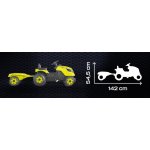 SMOBY 710111 Šlapací traktor FARMER XL GREEN s vlekem Zelená – Zboží Mobilmania