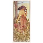 Pohled Alfons Mucha – Carnation, dlouhý – Zboží Dáma