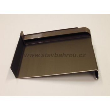 Venkovní hliníkový parapet - elox bronz C33