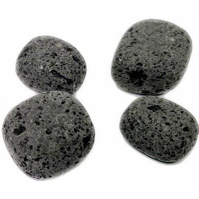 Nefertitis Lávový kámen tromlované kousky - S - cca 1,5 - 2 cm – Zboží Mobilmania