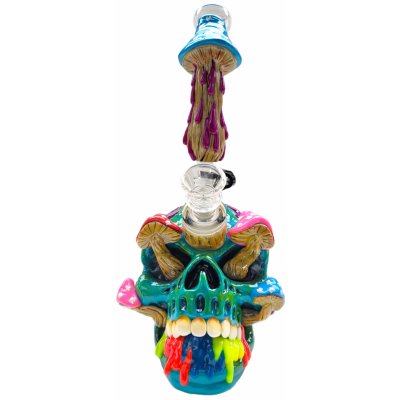 Phoenix Star Glass Mushroom Skeleton Bong – Zboží Dáma