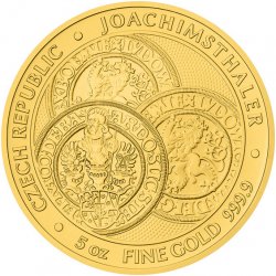 Česká mincovna zlatá mince Tolar Česká republika stand 5 oz