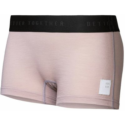 SENSOR MERINO CORDURA dámské kalhotky s nohavičkou dusty pink – Zboží Dáma