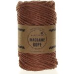 Maccaroni Rope 4 mm starorůžově hnědá 1114 – Hledejceny.cz