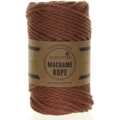 Maccaroni Rope 4 mm starorůžově hnědá 1114 – Hledejceny.cz