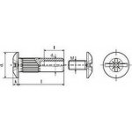 spojovací článek M4x30 BRONZ matice + šroub M4x15 – Zboží Mobilmania