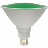 Žárovka ACA Lighting PAR38 LED IP65 15W 1150lm zelená 110st. 42V AC Ra80 PAR3815GR42