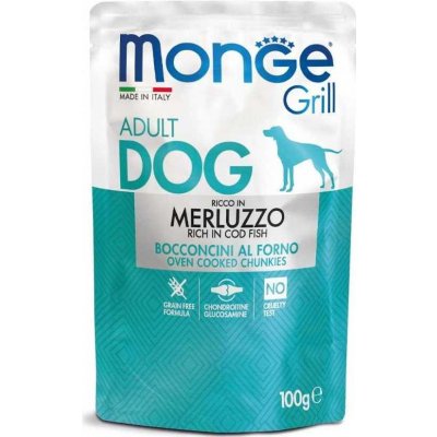 Monge Grill Dog s treskou 100 g – Sleviste.cz