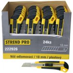 Nůž Strend Pro UKBOX-86-18 18 mm, plast, Sellbox 24 ks – Sleviste.cz