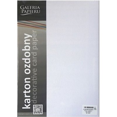 Galeria Papieru Texturovaný papír Standard A4 bílý len vhodný do tiskárny 230g/m2 20ks – Zboží Mobilmania