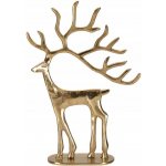 Koopman Vánoční figurka sob zlatý hliník 31 cm – Hledejceny.cz