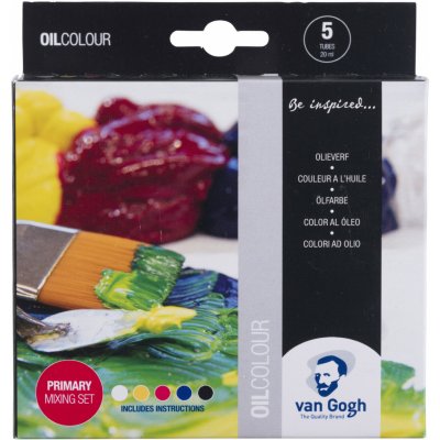 Van Gogh sada olejových barev základní odstíny 5 ks 20 ml – Zboží Dáma