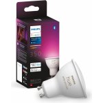 Philips Hue 8719514339880 LED žárovka 1x5W GU10 350lm 2000-6500K Bluetooth, stmívatelná, White and Color Ambiance, bílá – Sleviste.cz