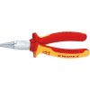 Kleště kulaté Rovné kulaté kleště 160 mm Knipex VDE chromované - 2206160