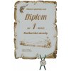 Diplomy Diplom rybářské závody v muškaření č. 755 pergamen z překližky