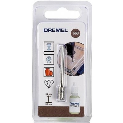 Dremel 663 Vrták do skla 6,4 mm – HobbyKompas.cz