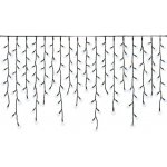 DECOLED Easy Fix venkovní LED rampouchy světelné 300 × 90 cm, ledově bílá, 174 diod, černý kabel IP67, prodlužovací – Hledejceny.cz