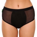 Bodylok Menstruační kalhotky Bambus Hi Waist Black silná menstruace – Zboží Dáma