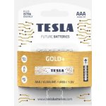TESLA GOLD+ AAA 4ks 12030420 – Zbozi.Blesk.cz