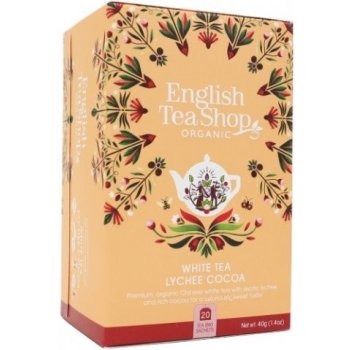 English Tea Shop Bílý čaj s liči a kakaem 20 sáčků