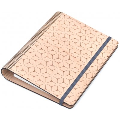 Wooden Moment Poznámkový blok Trojúhelník Tmavě šedá Linkovaný A6+ – Zboží Živě