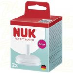 NUK Perfect Match brčko náhradní silikonová 8+m silikonová natural 2 ks – Zboží Dáma