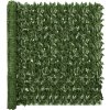 Stínící textilie zahrada-XL Balkónová zástěna s tmavě zelenými listy 300 x 150 cm