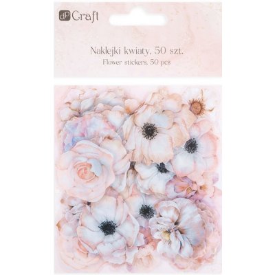 DP Craft Samolepky květinové pastelové 50ks – Zboží Dáma