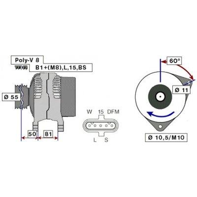 Alternátor 90A Iveco EuroCargo – Hledejceny.cz