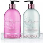 Baylis & Harding Růžová magnólie a Hruškový květ tekuté mýdlo 500 ml + mléko na ruce 500 ml dárková sada – Zboží Mobilmania