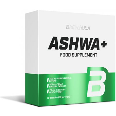 BioTech USA Ashwa+ 30 kapslí – Hledejceny.cz