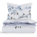 MKLuzkoviny.cz Vánoční bavlna povlečení Renforcé Hory 140x200 70x90 – Zboží Mobilmania